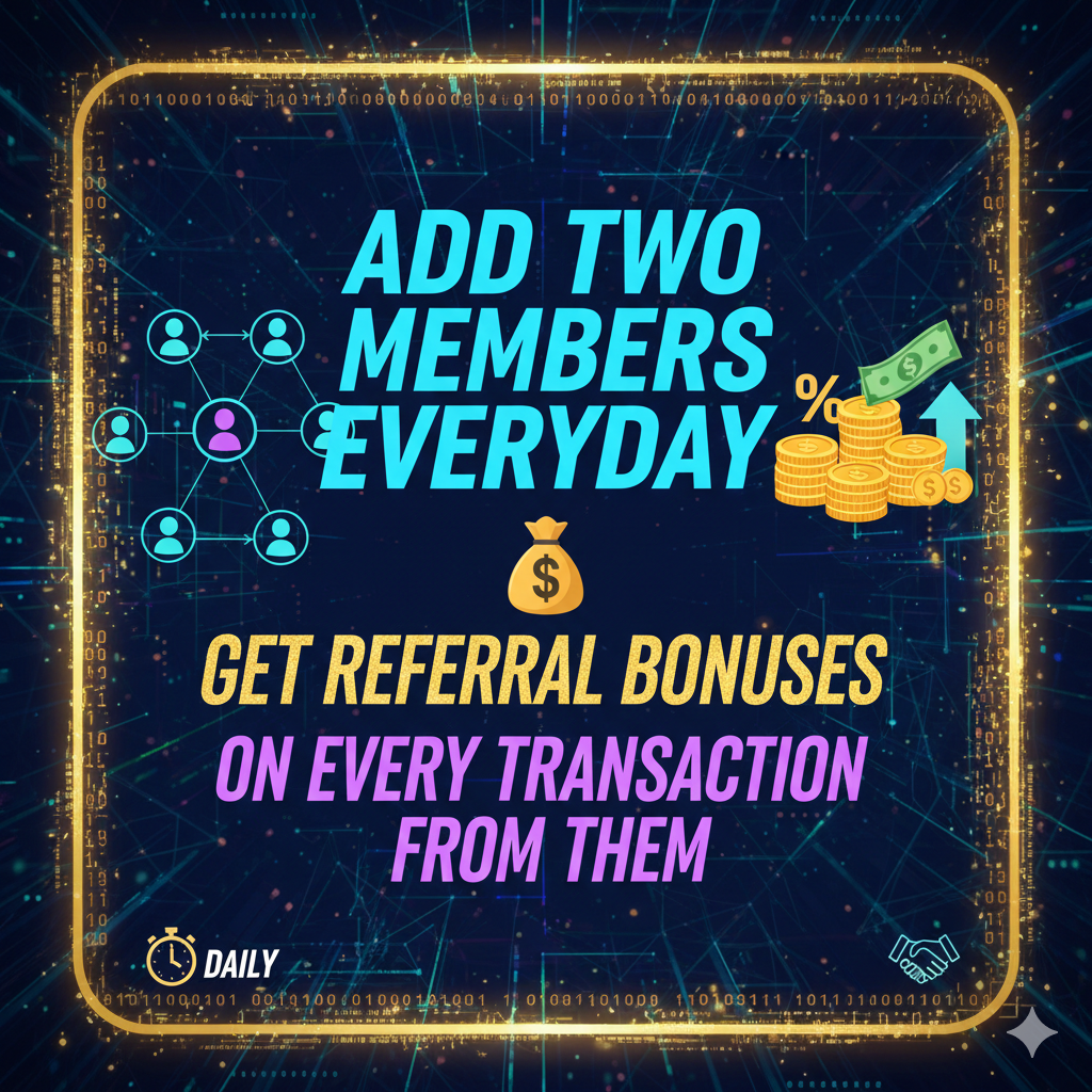 Referal bonuses
